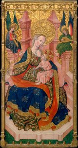 Vergine che allatta il bambino da Master of Estopiñán